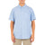 HURLEY One And Only Stretch Short Sleeve Button Up Shirt Blue Oxford 2 Men's Short Sleeve Button Up Shirts Hurley 