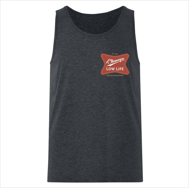 FREERIDE Low Life Tank Charcoal Men's Tank Tops Freeride 