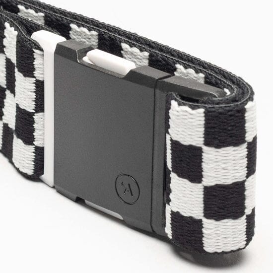 ARCADE Check Stretch Belt Black Glacier Men's Belts ARCADE 