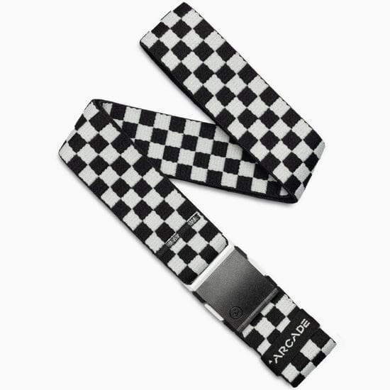 ARCADE Check Stretch Belt Black Glacier Men's Belts ARCADE 