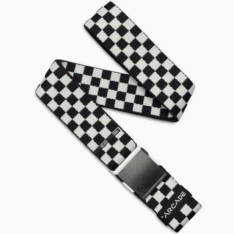 ARCADE Check Stretch Belt Black Glacier Men's Belts ARCADE 