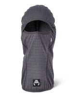 CRAB GRAB Clawva Waffle Fleece Balaclava Charcoal Winter Face Masks Crab Grab 