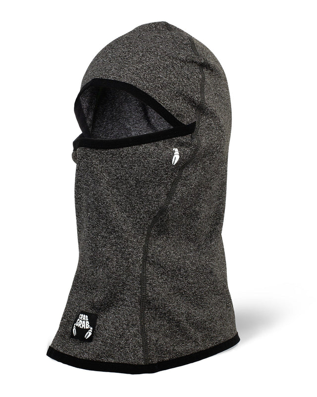 CRAB GRAB Clawva Classic Balaclava Space Dye Grey Winter Face Masks Crab Grab 