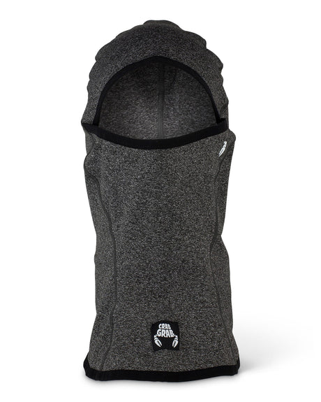 CRAB GRAB Clawva Classic Balaclava Space Dye Grey Winter Face Masks Crab Grab 
