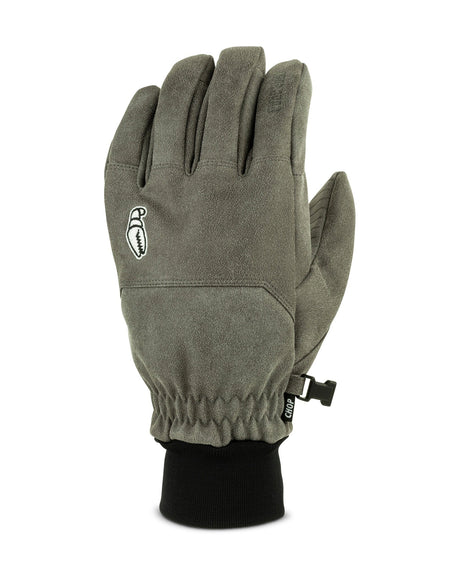 CRAB GRAB Chop Glove Grey Men's Snow Gloves Crab Grab 