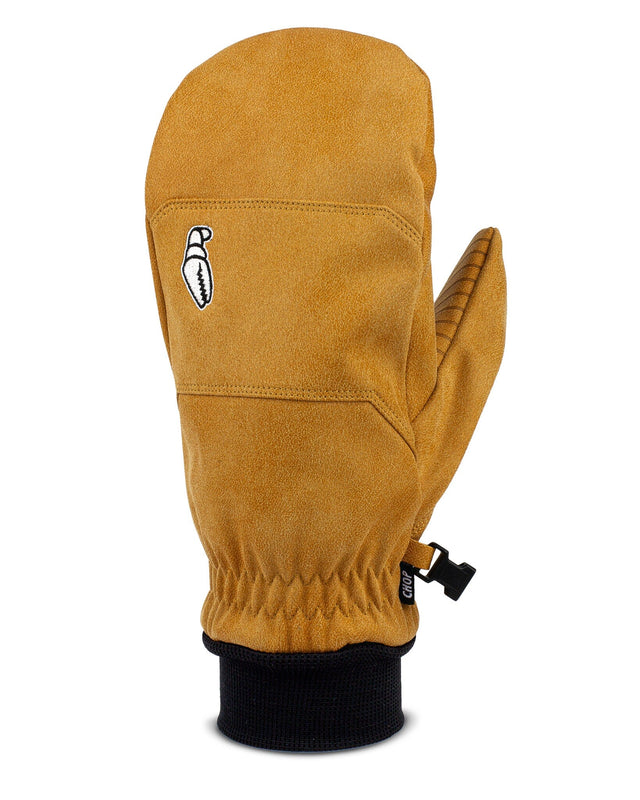 CRAB GRAB Chop Mitt Tan Men's Snow Mitts Crab Grab 