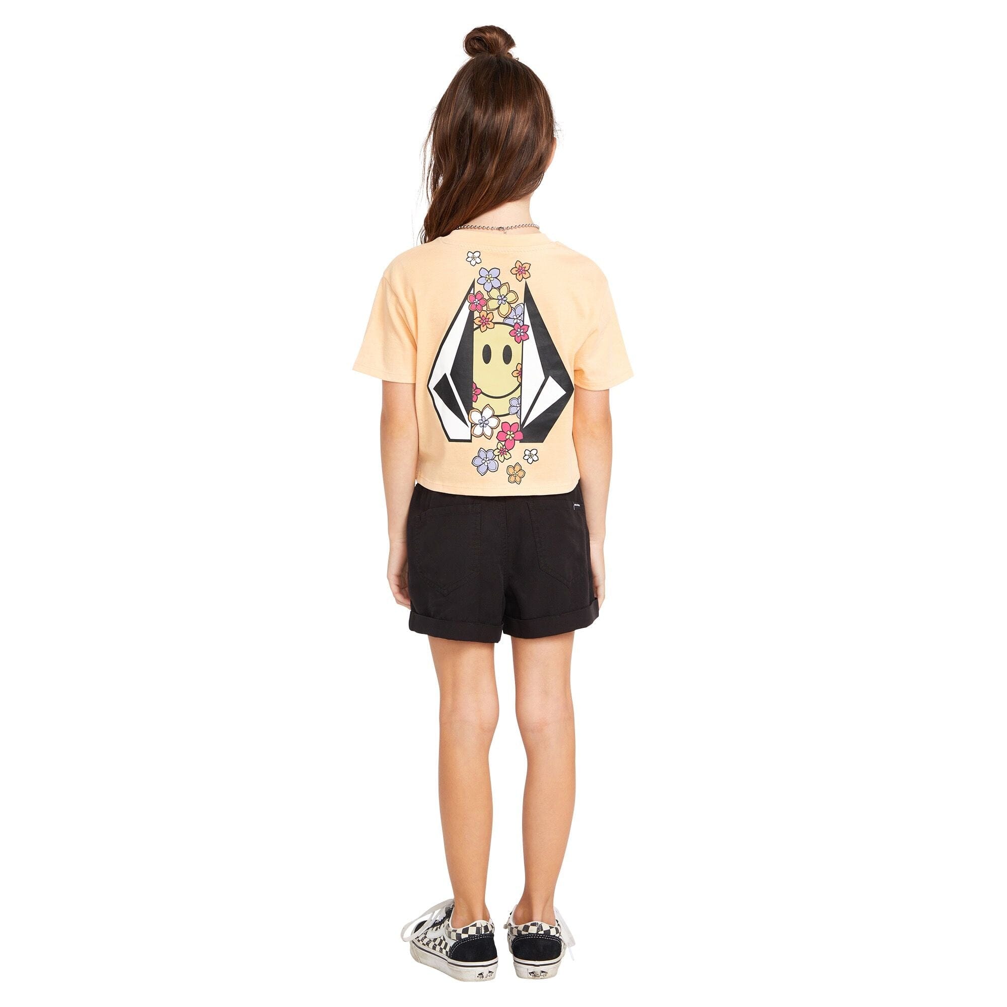 VOLCOM Girl's Pocket Dial T-Shirt Melon Girl's T-Shirts Volcom 