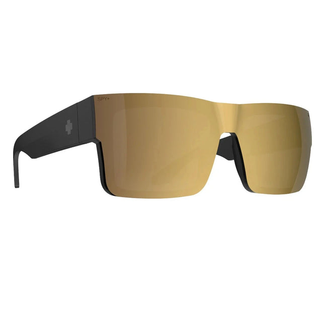 SPY Cyrus Switch Matte Black - Happy Grey Green + Happy Bronze Gold Mirror Sunglasses Sunglasses Spy 