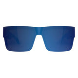 SPY Cyrus Switch Translucent Gunmetal - Happy Grey + Happy Grey Green With Blue Mirror Sunglasses Sunglasses Spy 