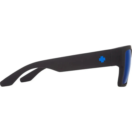 SPY Cyrus Soft Matte Black - Happy Bronze Blue Mirror Sunglasses Sunglasses Spy 