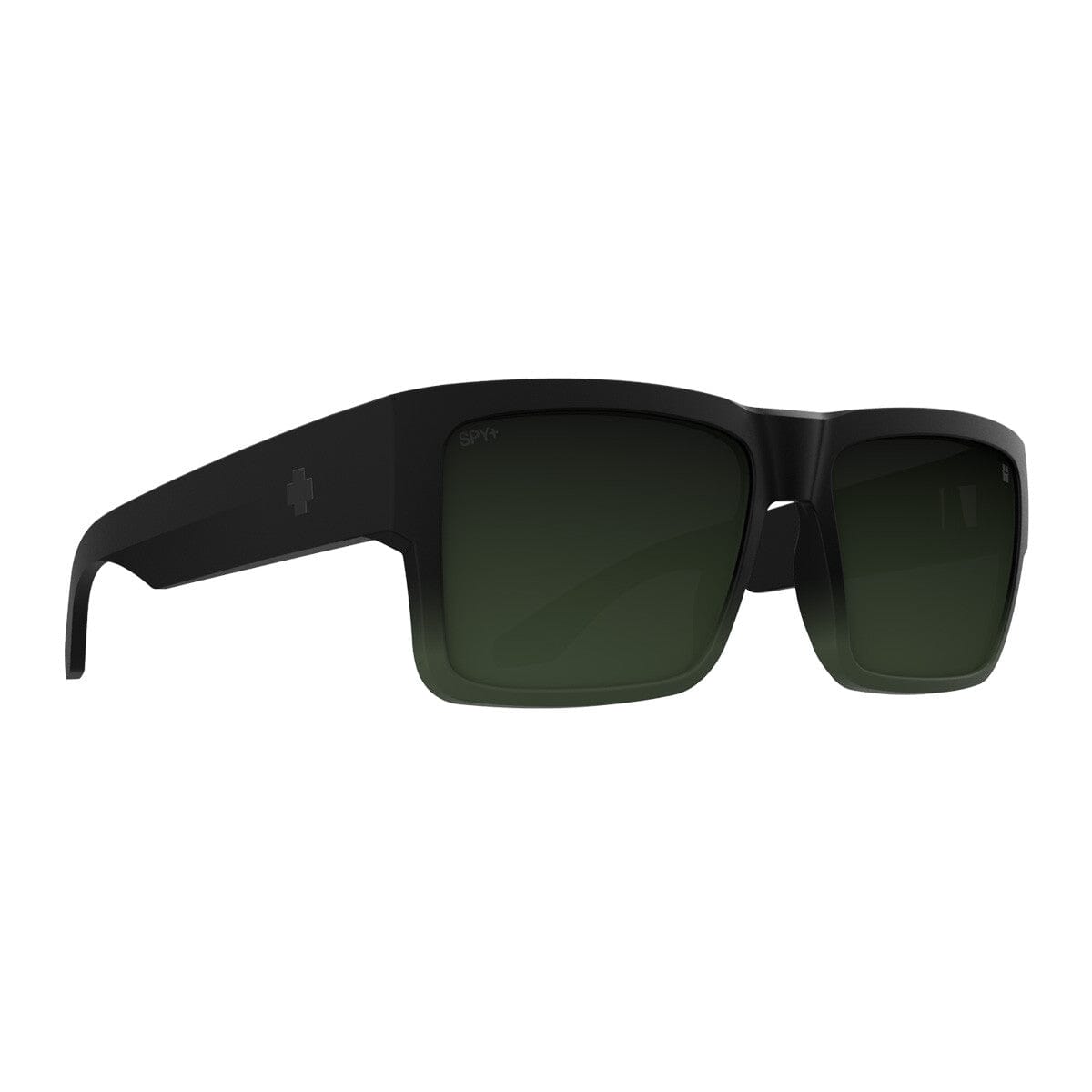 SPY Cyrus Soft Matte Olive Fade - Happy Bronze with Olive Spectra Mirror Sunglasses Sunglasses Spy 
