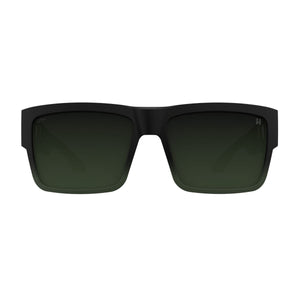 SPY Cyrus Soft Matte Olive Fade - Happy Bronze with Olive Spectra Mirror Sunglasses Sunglasses Spy 