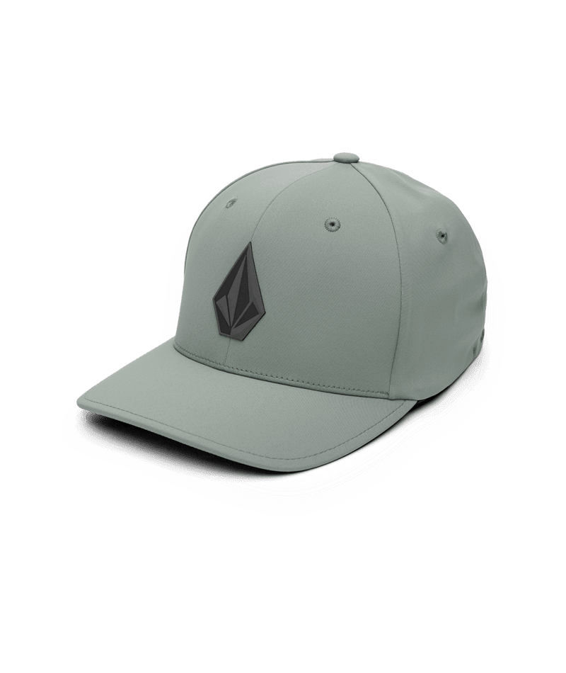 VOLCOM Stone Tech Flexfit Delta Hat Pewter Men's Hats Volcom 