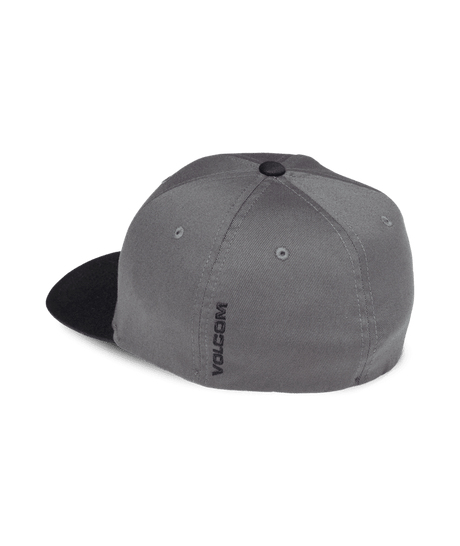 VOLCOM Full Stone Flexfit Hat Asphalt Black Men's Hats Volcom 