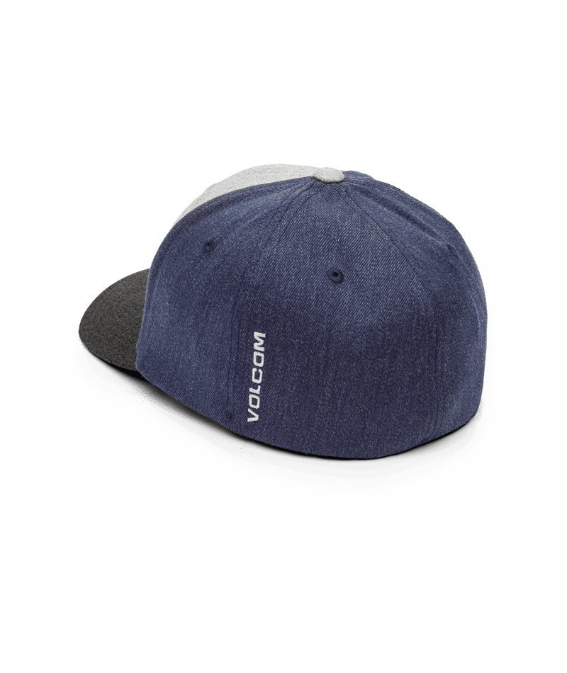 VOLCOM Full Stone Heather Flexfit Hat Smokey Blue Men's Hats Volcom 
