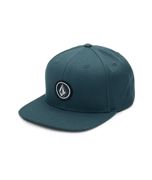 VOLCOM Quarter Twill Snapback Hat Dark Slate Men's Hats Volcom 