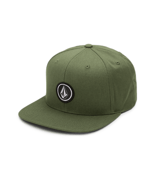 VOLCOM Quarter Twill Snapback Hat Service Green Men's Hats Volcom 