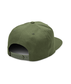VOLCOM Quarter Twill Snapback Hat Service Green Men's Hats Volcom 