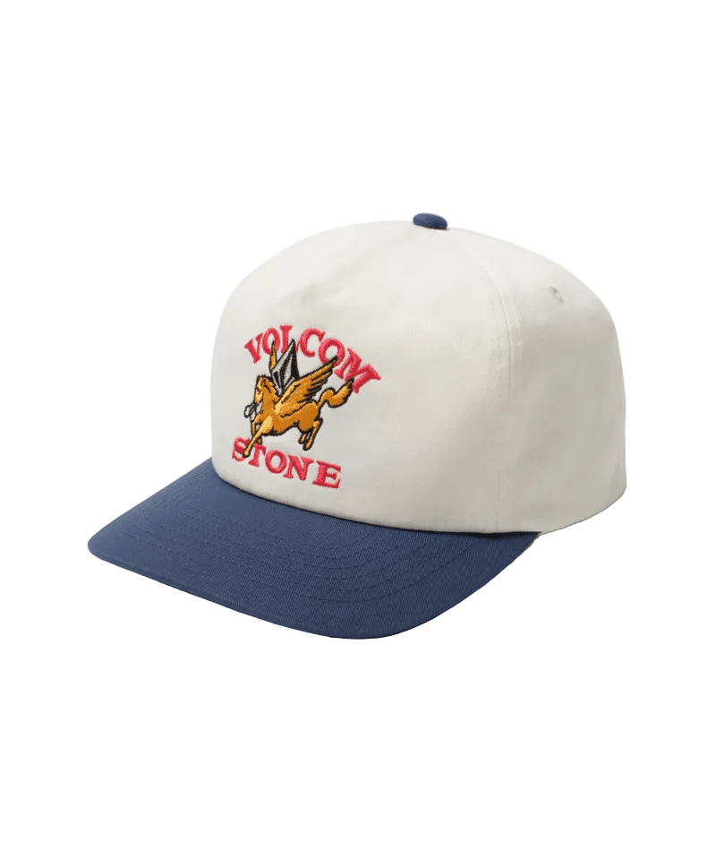 VOLCOM Petrolstone Snapback Hat Off White Men's Hats Volcom 