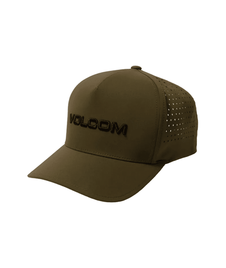 VOLCOM Vent Delta Adjustable FlexFit Hat Sage Leaf Men's Hats Volcom 