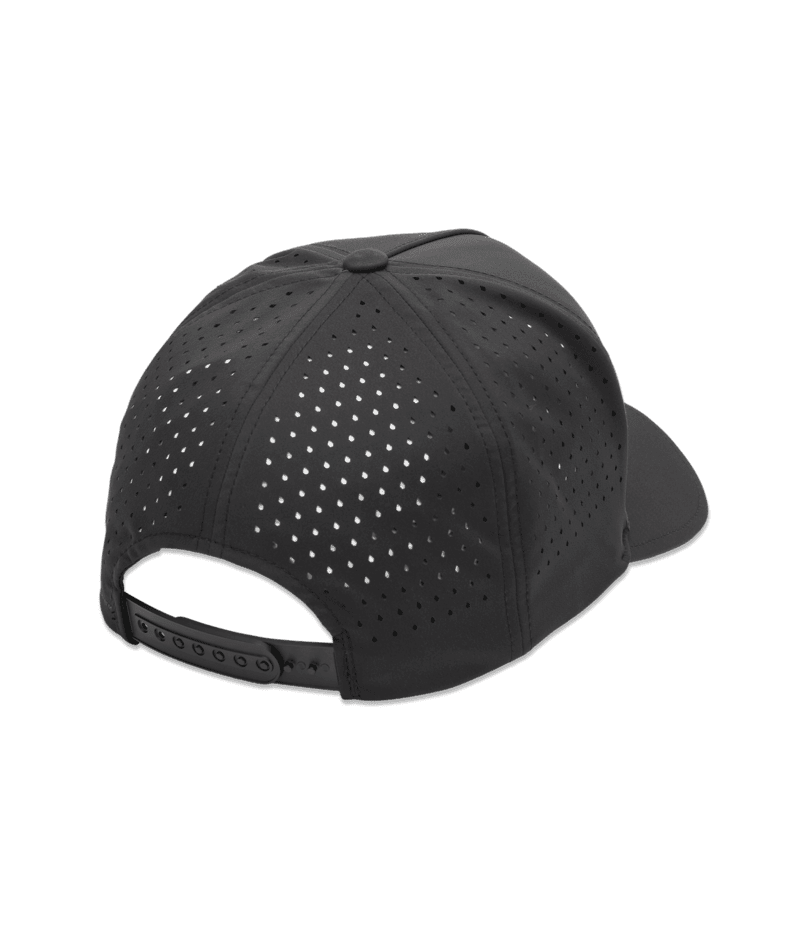 VOLCOM Vent Delta Adjustable FlexFit Hat Black Men's Hats Volcom 