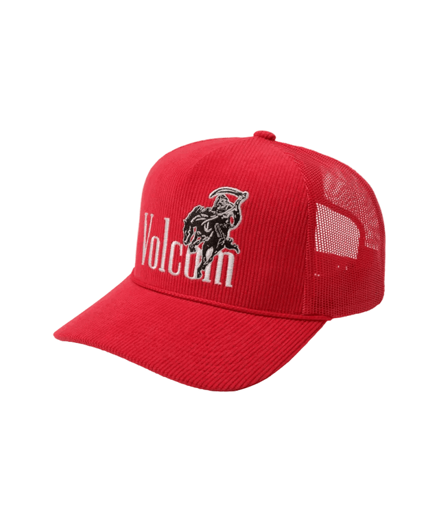 VOLCOM Cheat Death Trucker Hat Red Men's Hats Volcom 
