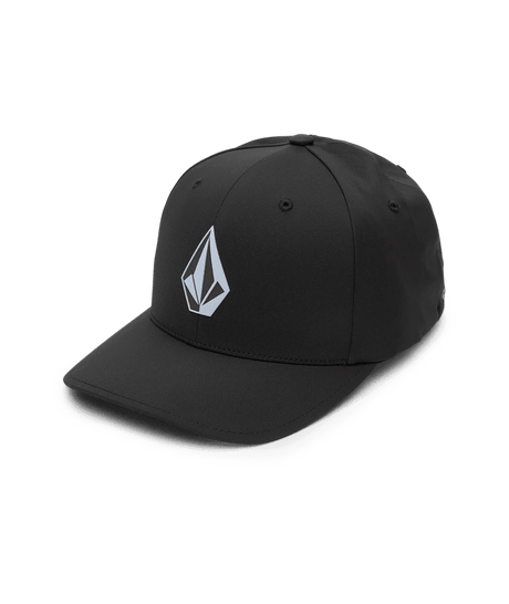 VOLCOM Stone Tech Flexfit Delta Hat Black Men's Hats Volcom 