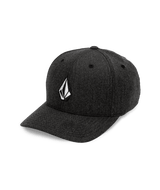 VOLCOM Full Stone Heather Flexfit Hat Charcoal Heather Men's Hats Volcom 