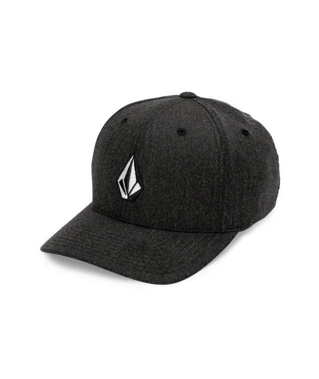 VOLCOM Full Stone Heather Flexfit Hat Charcoal Heather Men's Hats Volcom 