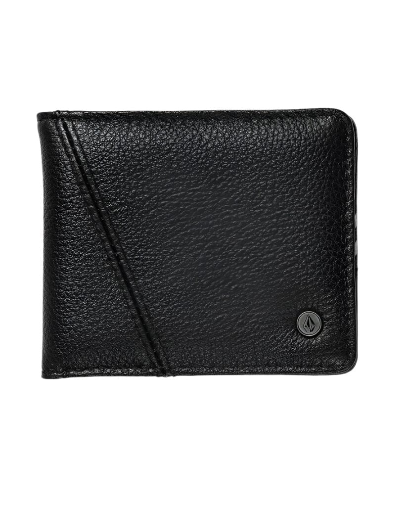 VOLCOM Pay-A-Pal Leather Bi-Fold Wallet Black – Freeride Boardshop