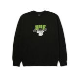 HUF Dazed Crewneck Sweater Black Men's Crewnecks Huf 