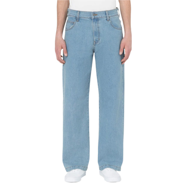 DICKIES Skateboarding Wingville Loose Fit Jeans Light Denim Men's Denim Dickies 