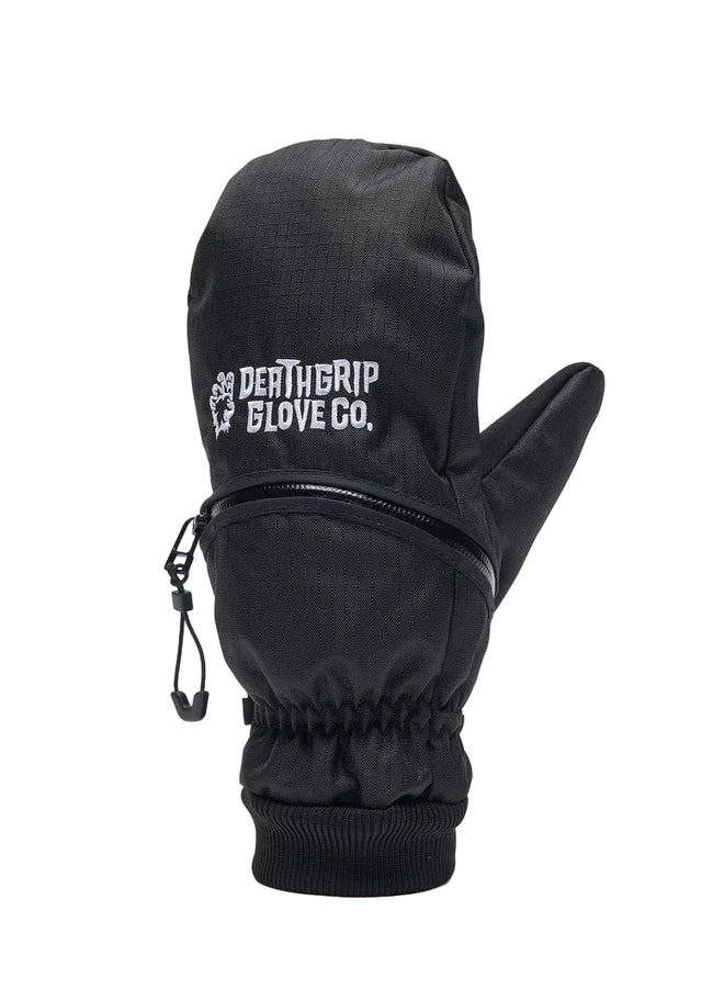 DEATHGRIP Ghoul Mitt Black Men's Snow Mitts Deathgrip Glove Co 