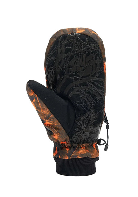 DEATHGRIP Slush Ghoul Mitt Orange Men's Snow Mitts Deathgrip Glove Co 