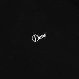 DIME Cursive Small Logo Crewneck Black Men's Crewnecks Dime MTL 