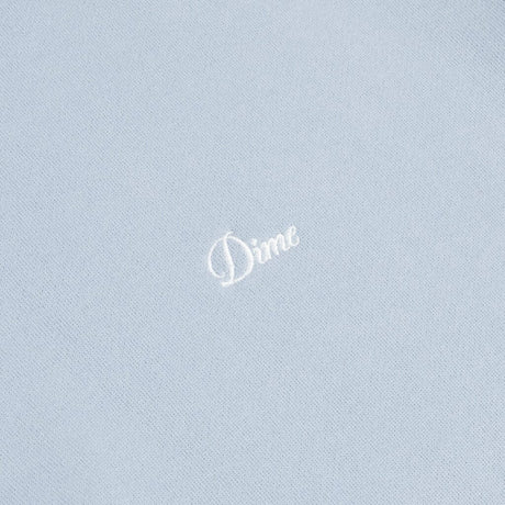 DIME Cursive Small Logo Crewneck Blue Fog Men's Crewnecks Dime MTL 