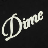 DIME Cursive Pullover Hoodie Black Men's Pullover Hoodies Dime MTL 