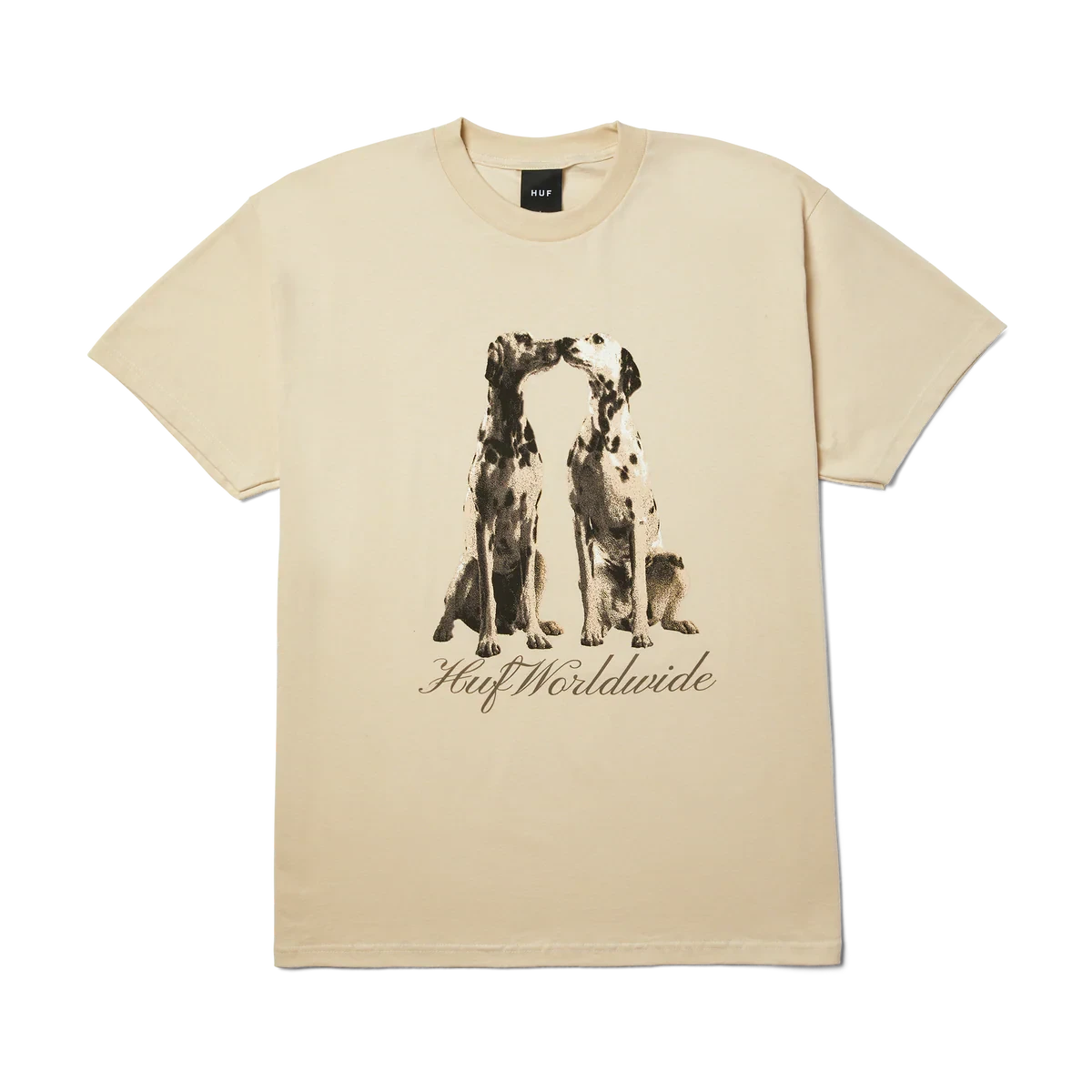 HUF Dogged T-Shirt Bleach Men's Short Sleeve T-Shirts Huf 