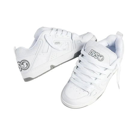 DVS Comanche Shoes White/Grey Men's Skate Shoes DVS 
