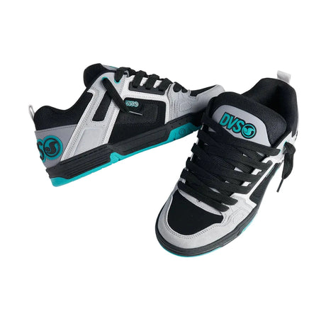 DVS Comanche Shoes Grey/Black/Teal Men's Skate Shoes DVS 