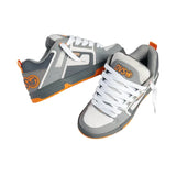 DVS Comanche Shoes Charcoal Gray/Orange/Nubuck DVS 