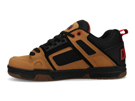 DVS Comanche Shoes Tan/Black/Red Men's Skate Shoes DVS 