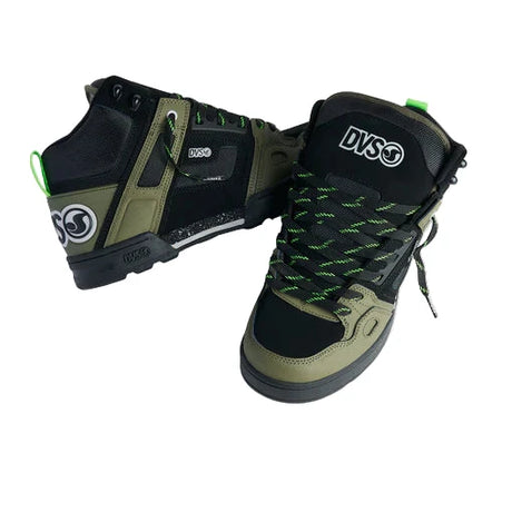 DVS Comanche Boot Olive/Black/Lime Men's Winter Boots DVS 