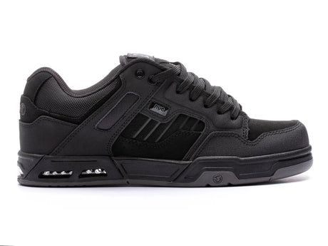 DVS Enduro Heir Shoes Black/Black Leather Men's Skate Shoes DVS 