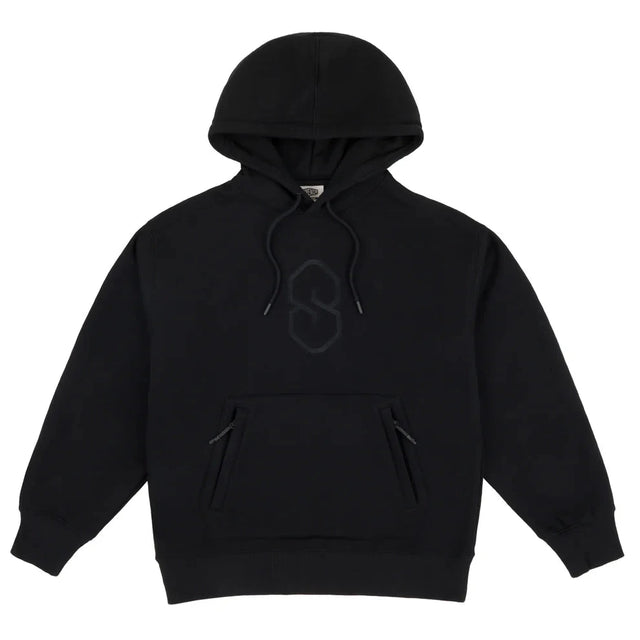 SOUVENIR DWR Tech Pullover Hoodie Black Men's Pullover Hoodies Souvenir 