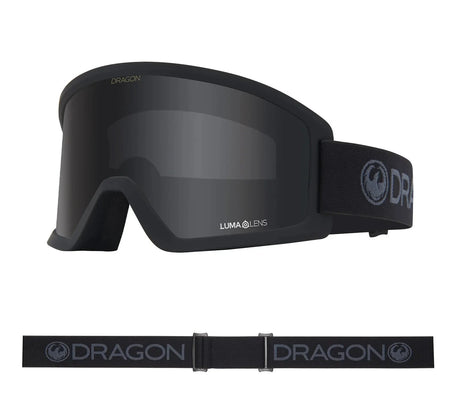 DRAGON DX3 L OTG Blackout - Lumalens Dark Smoke Snow Goggles Snow Goggles Dragon 