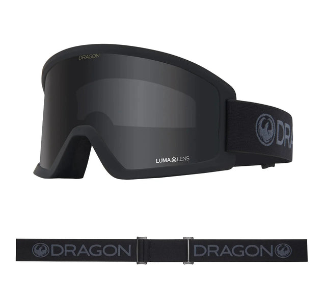 DRAGON DX3 L OTG Blackout - Lumalens Dark Smoke Snow Goggles Snow Goggles Dragon 