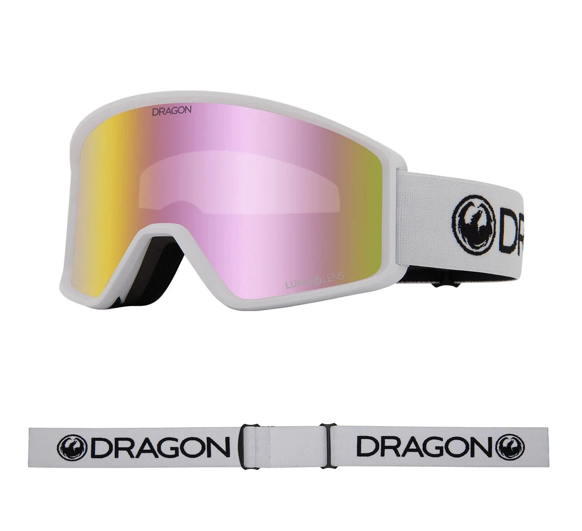 DRAGON DXT OTG White - Lumalens Pink Ion Snow Goggles Snow Goggles Dragon 