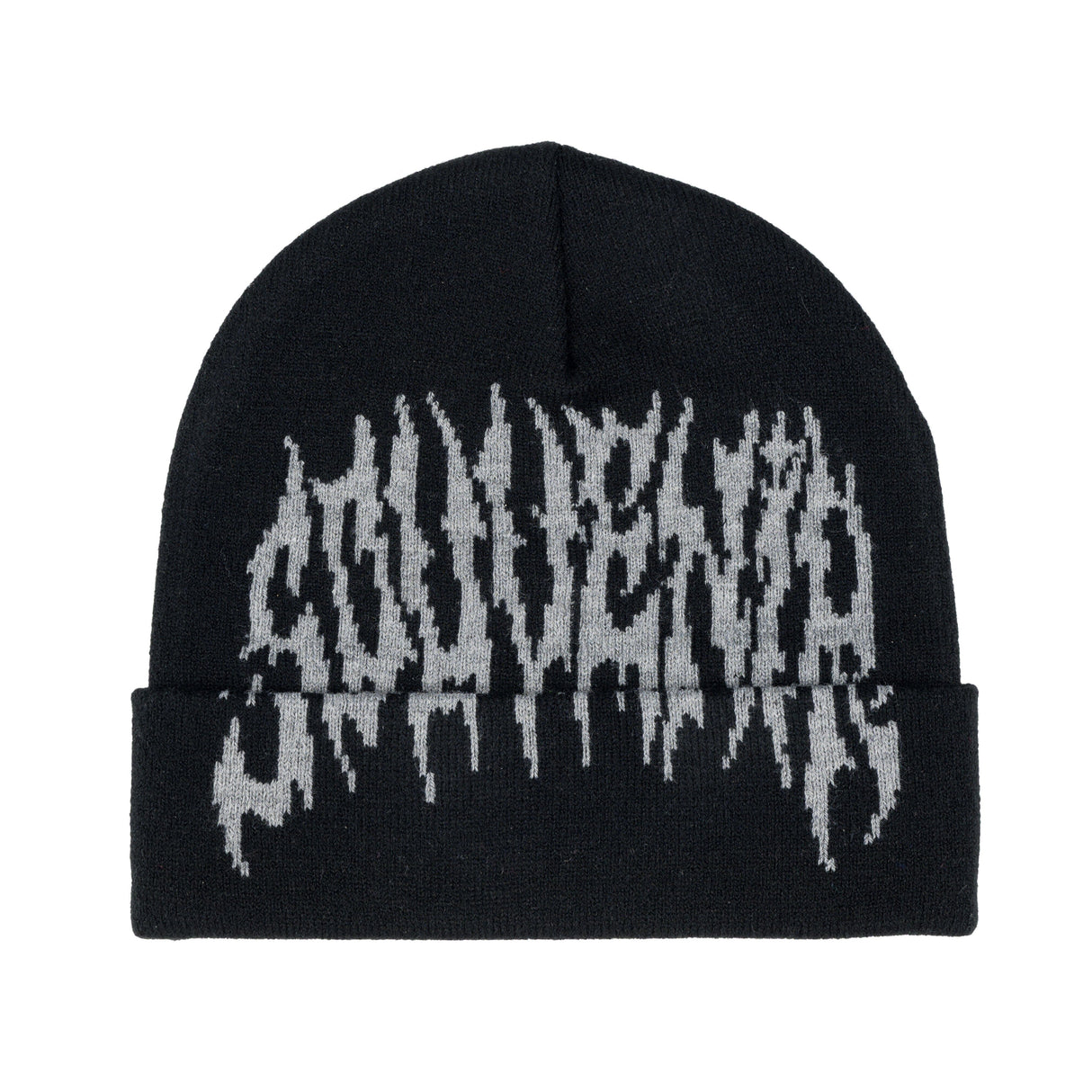 SOUVENIR Dirty Cuff Beanie Black Men's Beanies Souvenir 
