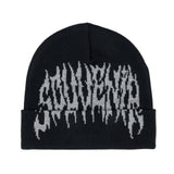 SOUVENIR Dirty Cuff Beanie Black Men's Beanies Souvenir 